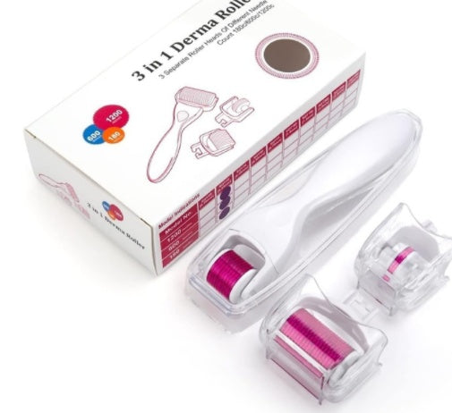 3-in-1 microneedle roller